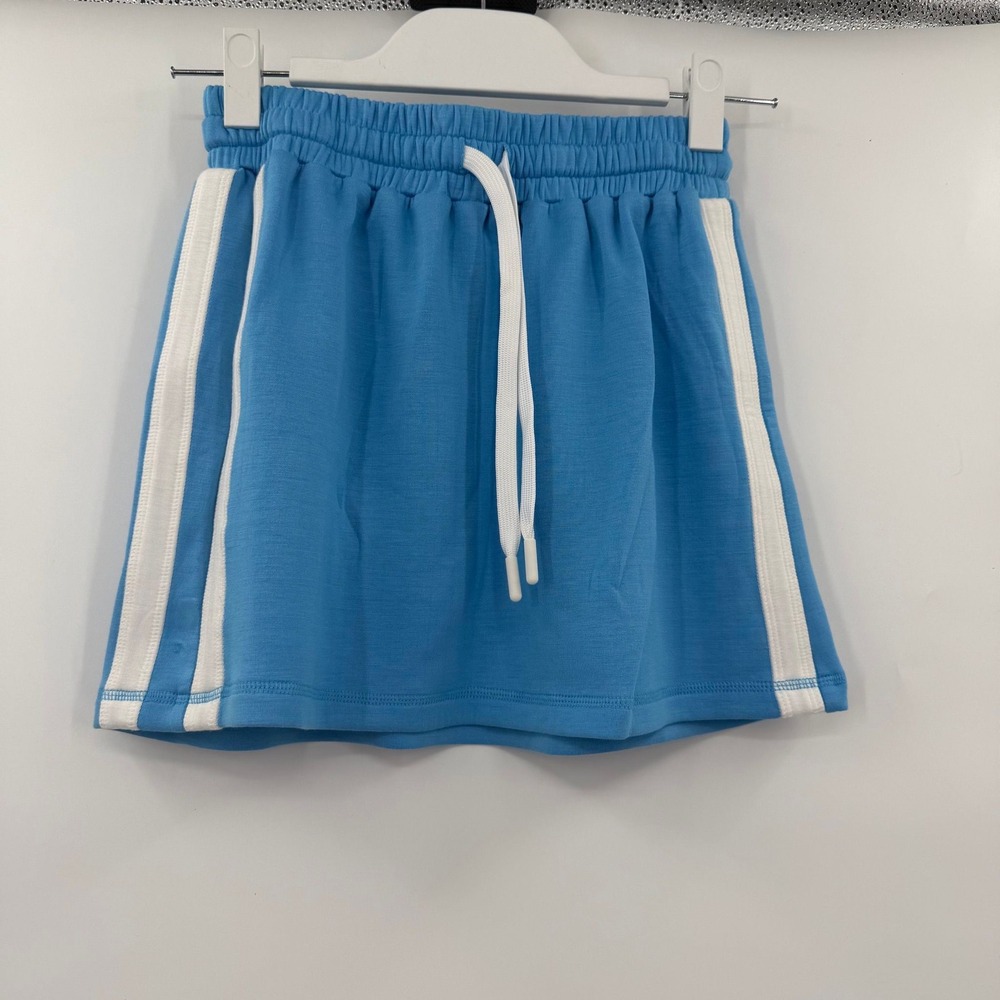 Daily Practice Drawstring Mini Skirt in Willow nwt
